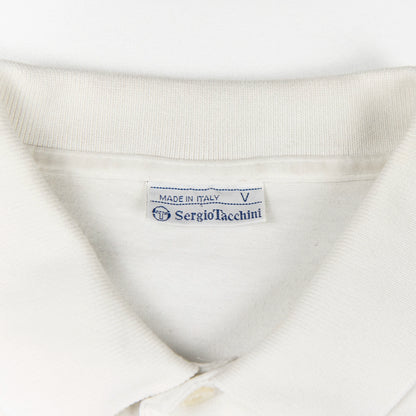 Polo vintage da Tennis con stampa - L
