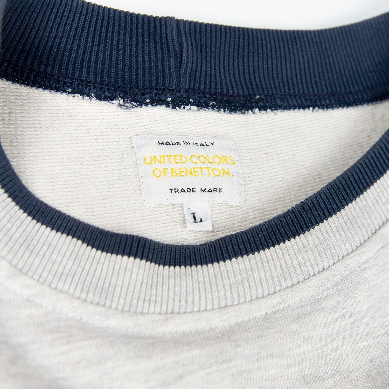 Felpa Benetton vintage girocollo - L