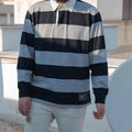 Polo Nautica a maniche lunghe a righe - L